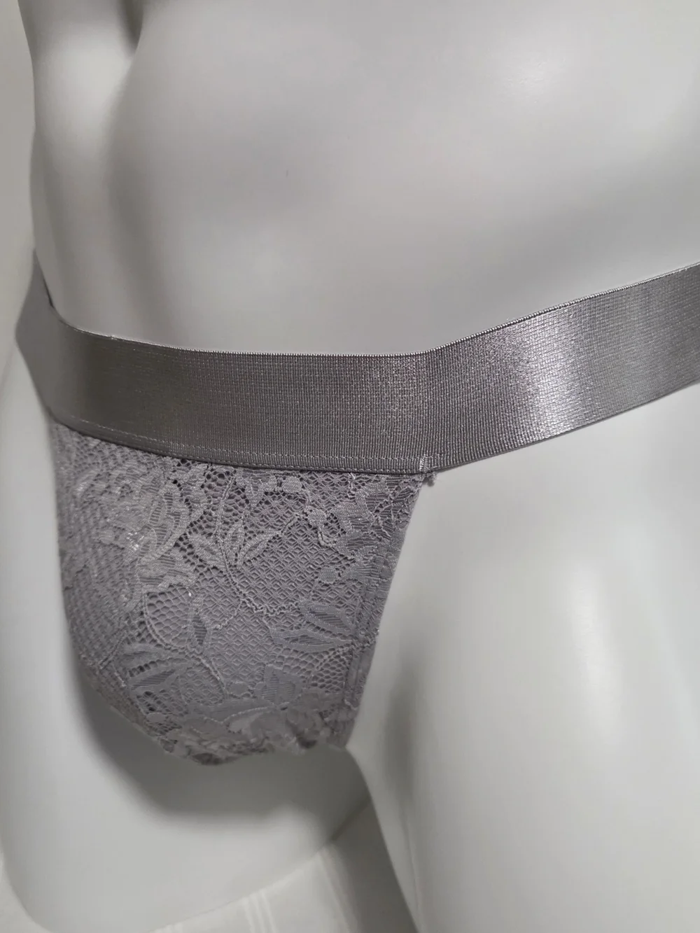 Cosabella Metallic Silver Low-Rise Brief
