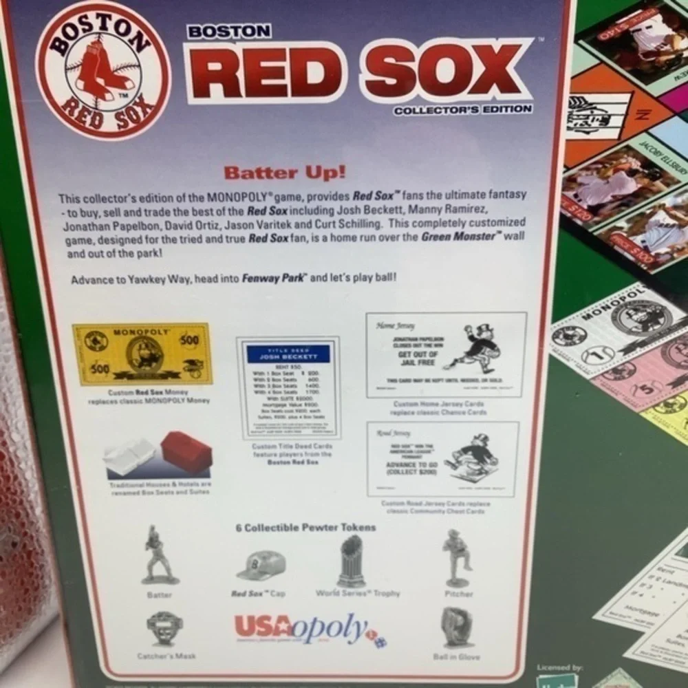 Parker Brothers monopoly boston