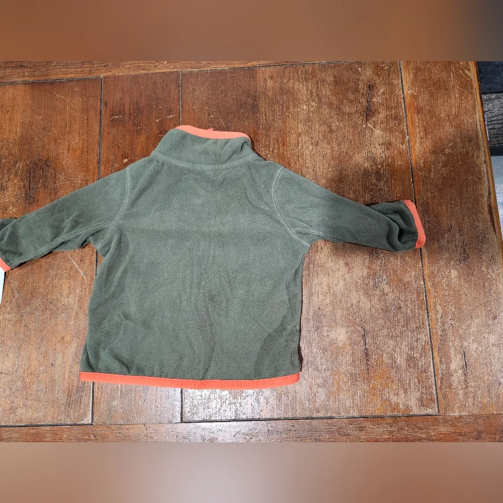 Carter's Hunter Green thin fleece zip up jacket. 3 months‎ NWT