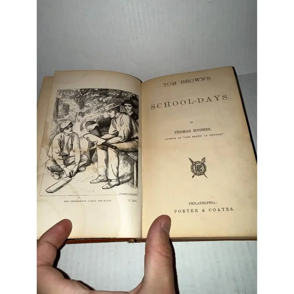 Antique book Tom Brown's School-Days Alta Edition by Thomas Hughes