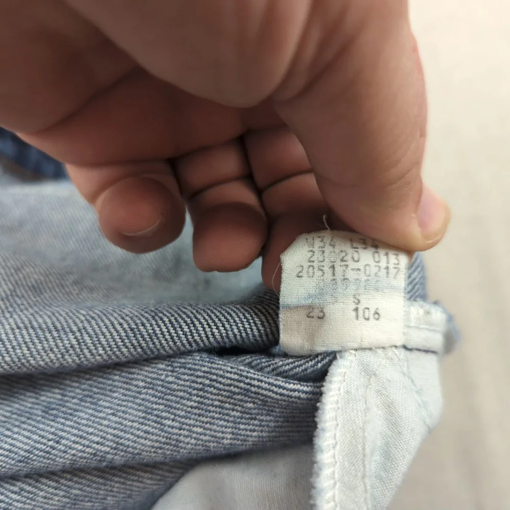 Levis tag says