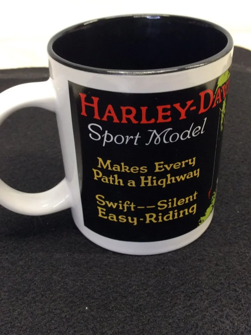 Vintage Harley Davidson 1993 Mug Throwback Sport Model
