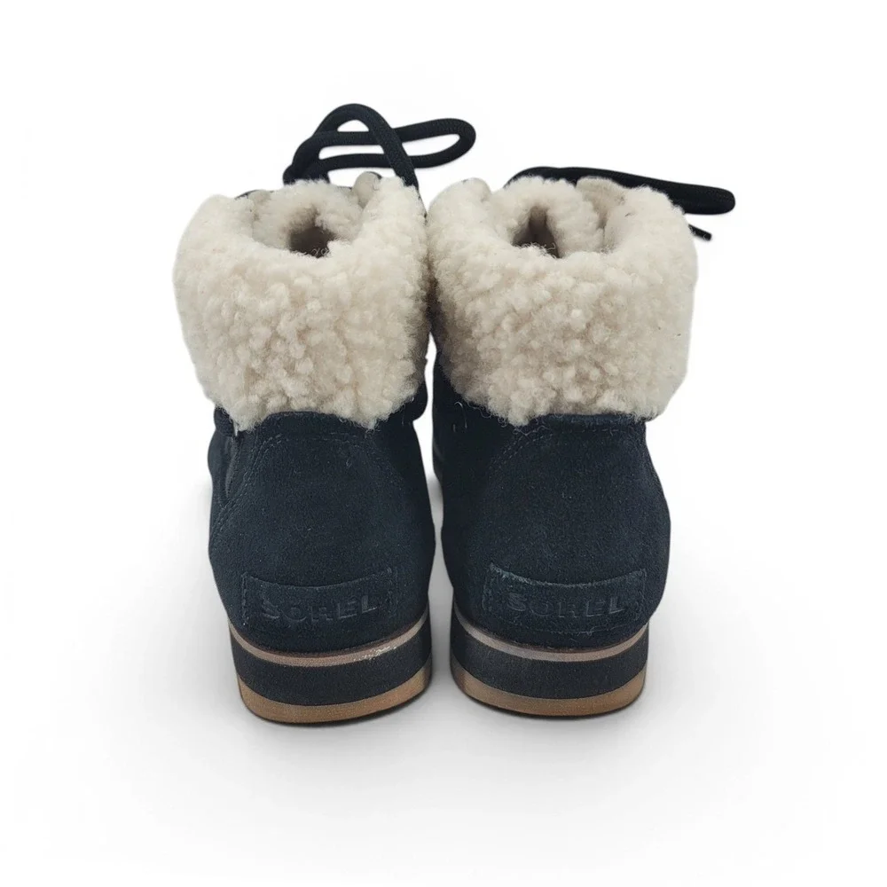 Sorel black suede