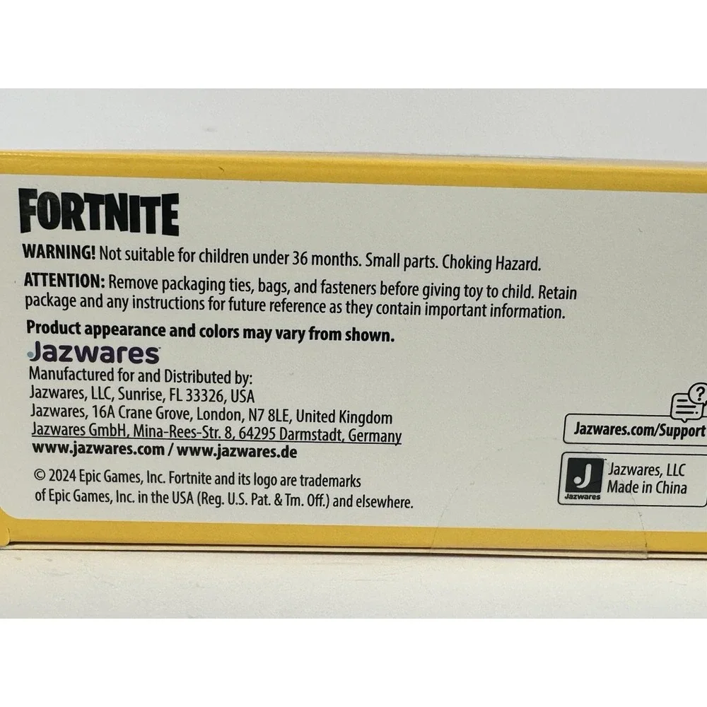 Jazwares includes figure care