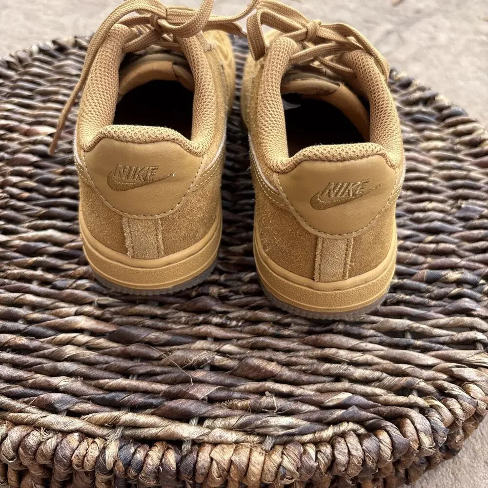 Size 2Y- Nike Air Force 1 LV8 3 Low‎ Wheat 2019 BQ5485-700