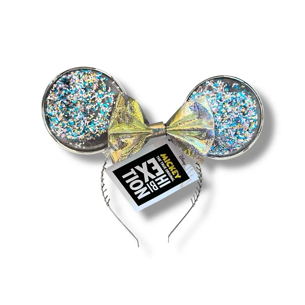 NWT Disney Minnie Mouse The‎ True Original Exhibition Ears With Glitter