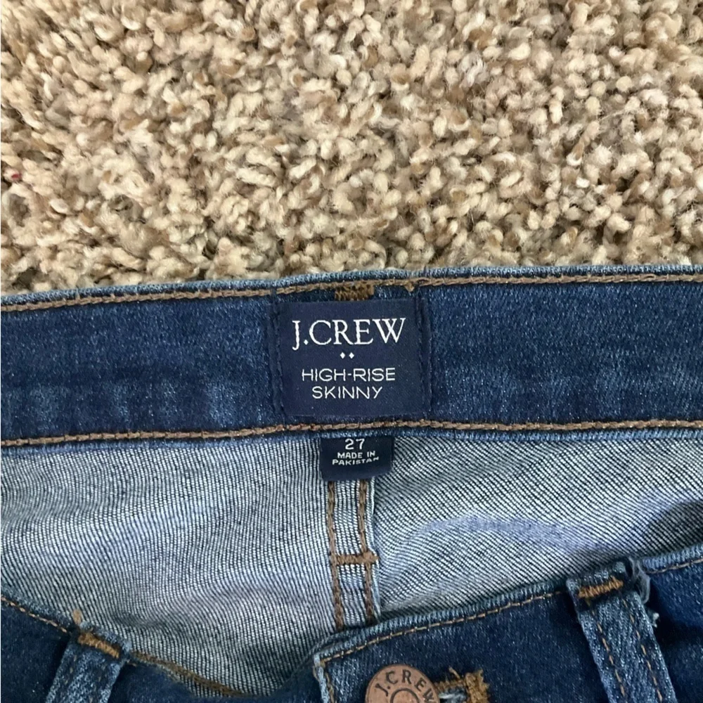 J Crew High Rise Skinny Jeans Size 27