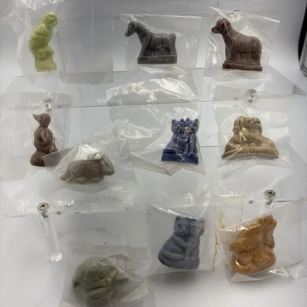 Vtg Wade Whimsies Red Rose Tea Pet Shop Series 10 Pcs England‎  New In Packaging
