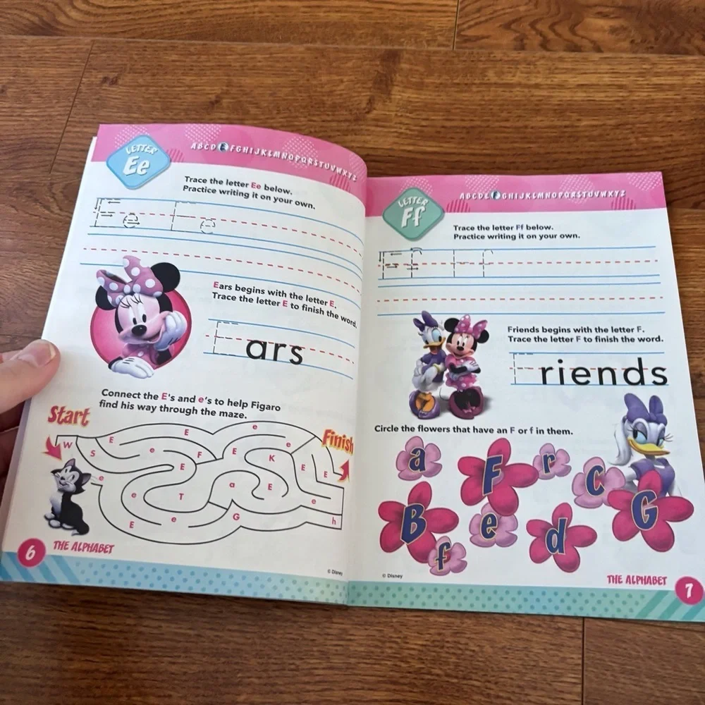 Disney workbook recognition
