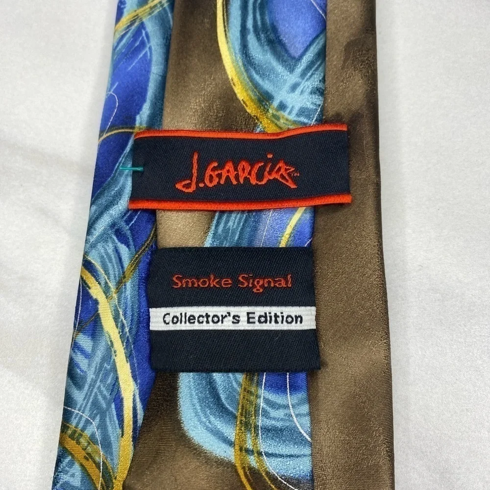 J. Garcia ‘Smoke Signal’ Collector’s Edition 100% silk necktie