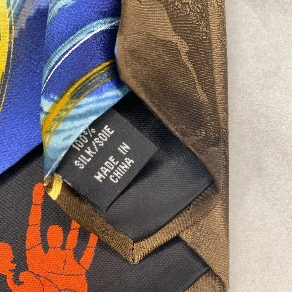 J. Garcia ‘Smoke Signal’ Collector’s Edition 100% silk necktie