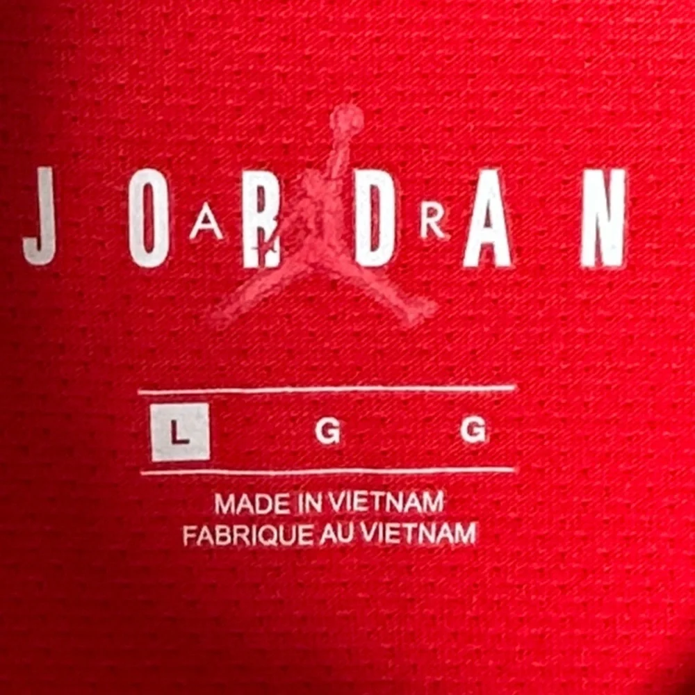 Jordan vibrant red