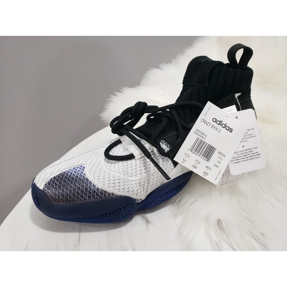 NEW NO BOX‎ adidas Originals Crazy BYW X Basketball Shoes B42244 Size 12