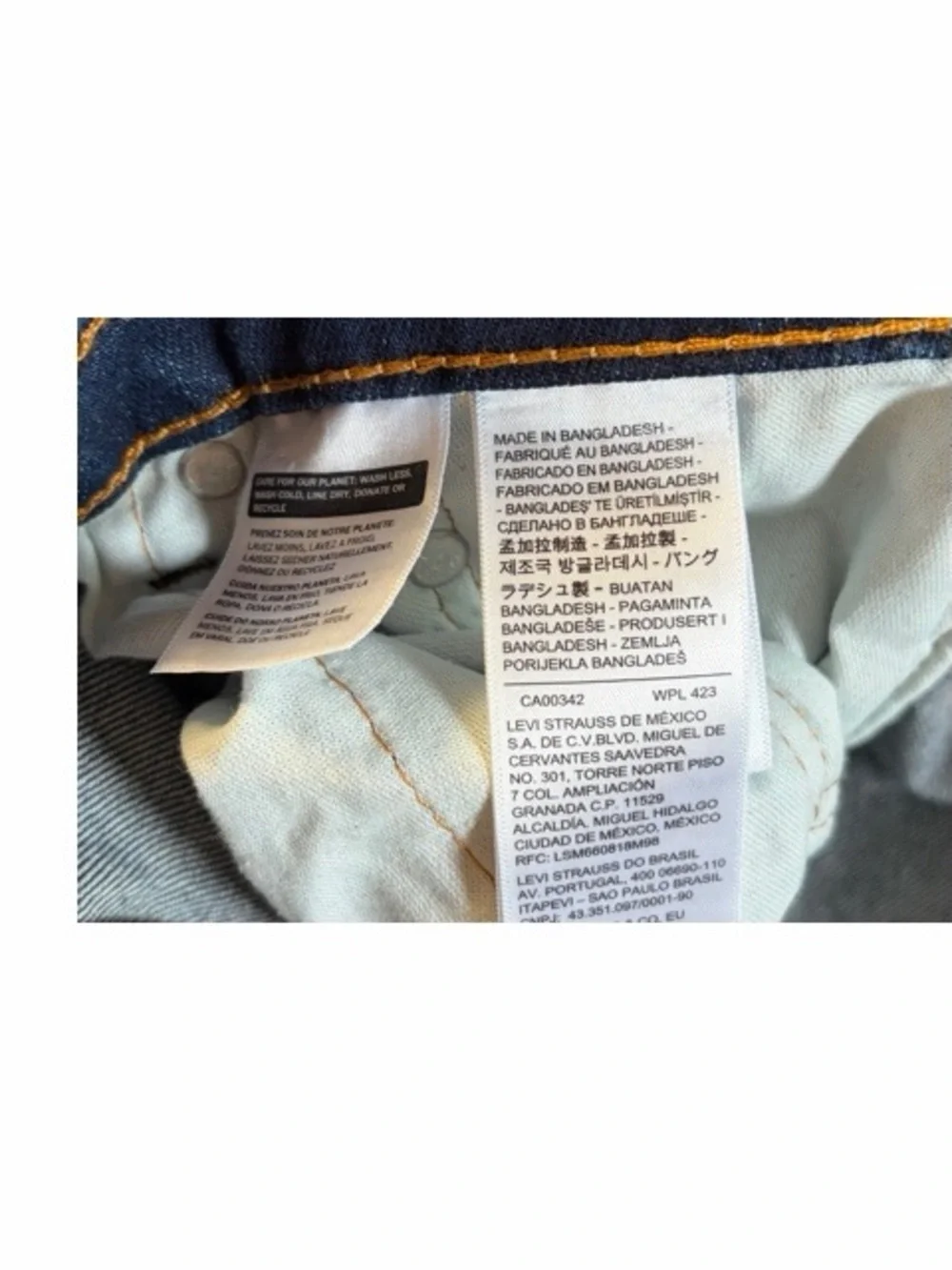 Levis dark wash