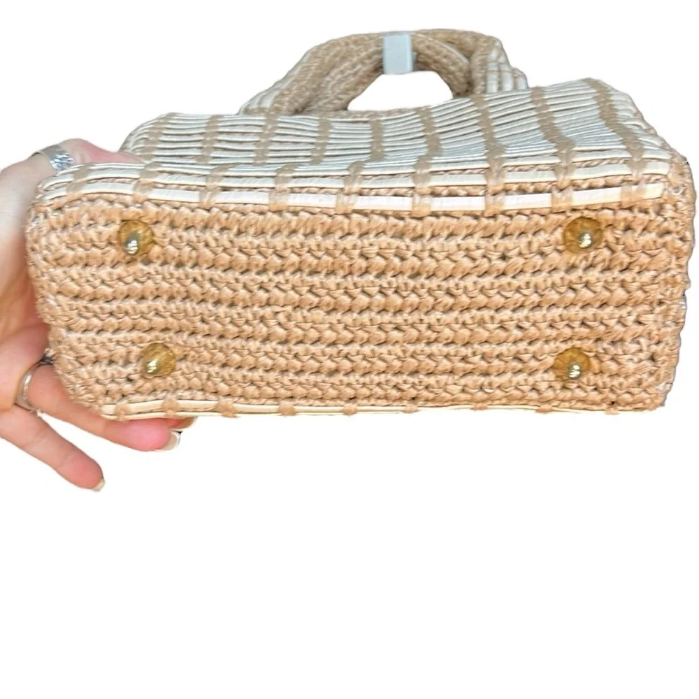 Walborg Vintage wicker Hand Made purse