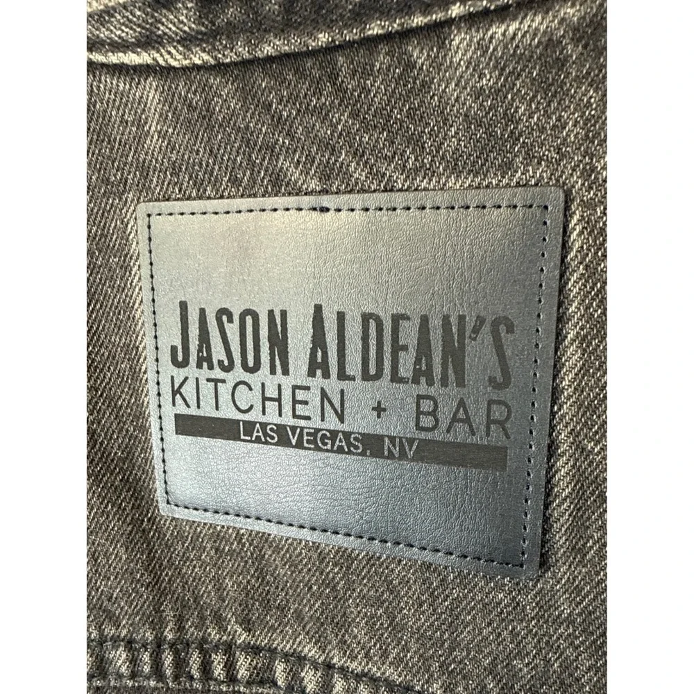 Levi's Trucker Jacket Mens L Black Jason Aldean Las Vegas Country‎ Cowboy Rodeo