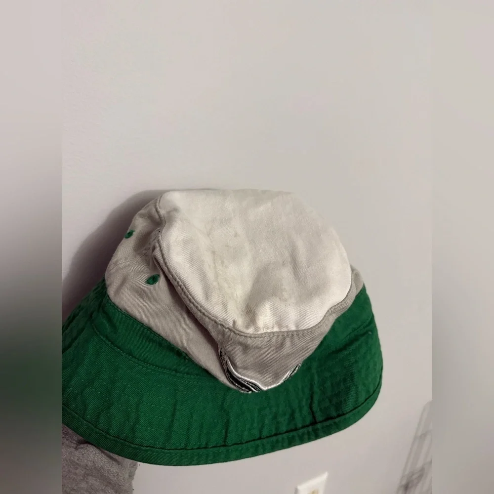 Mitchell & Ness Philadelphia Eagles Bucket Hat Throwback Hat Retro Gray Green