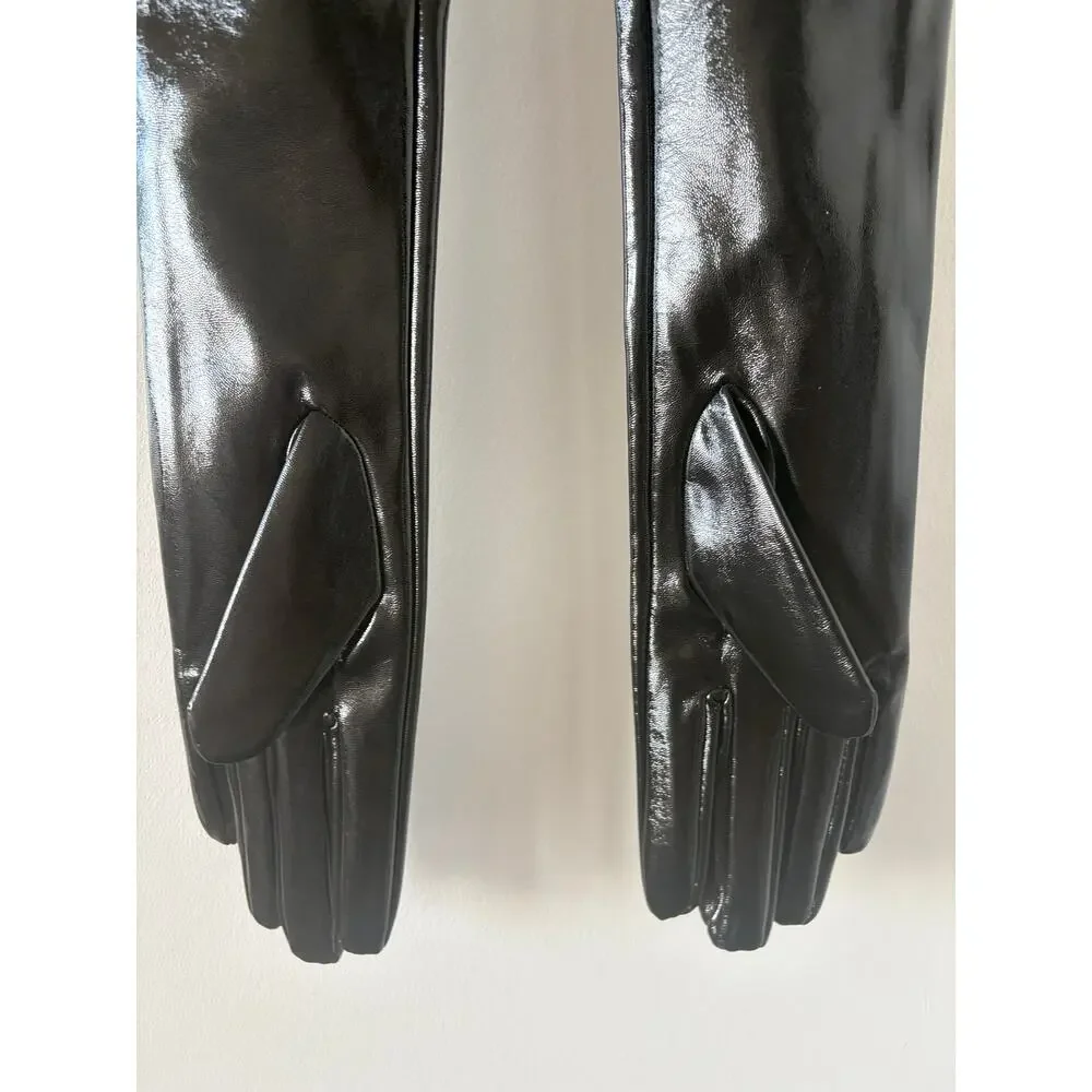 Unbranded black faux