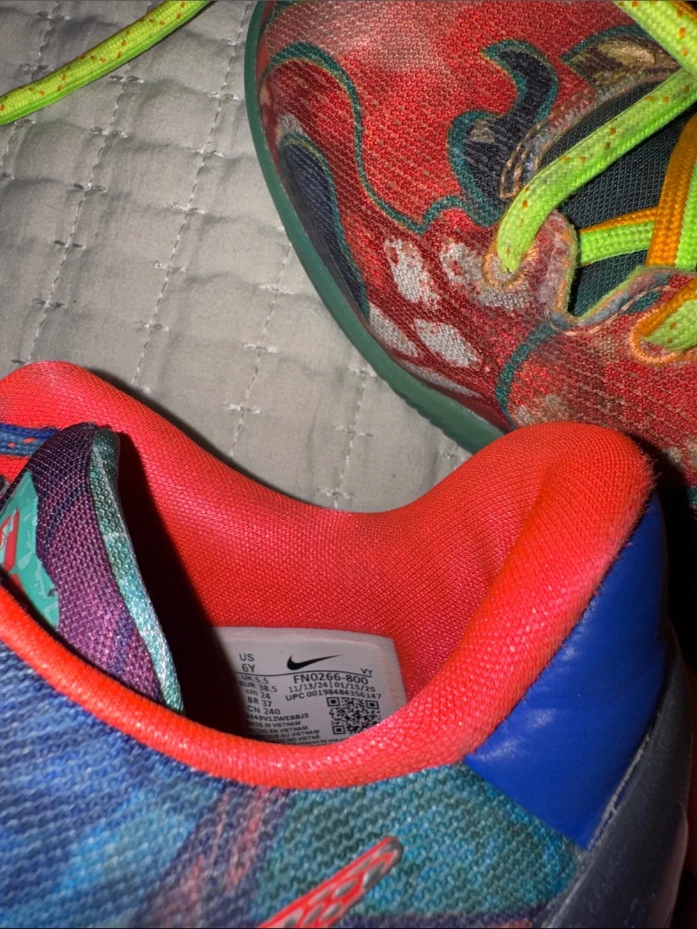 Nike vibrant kids