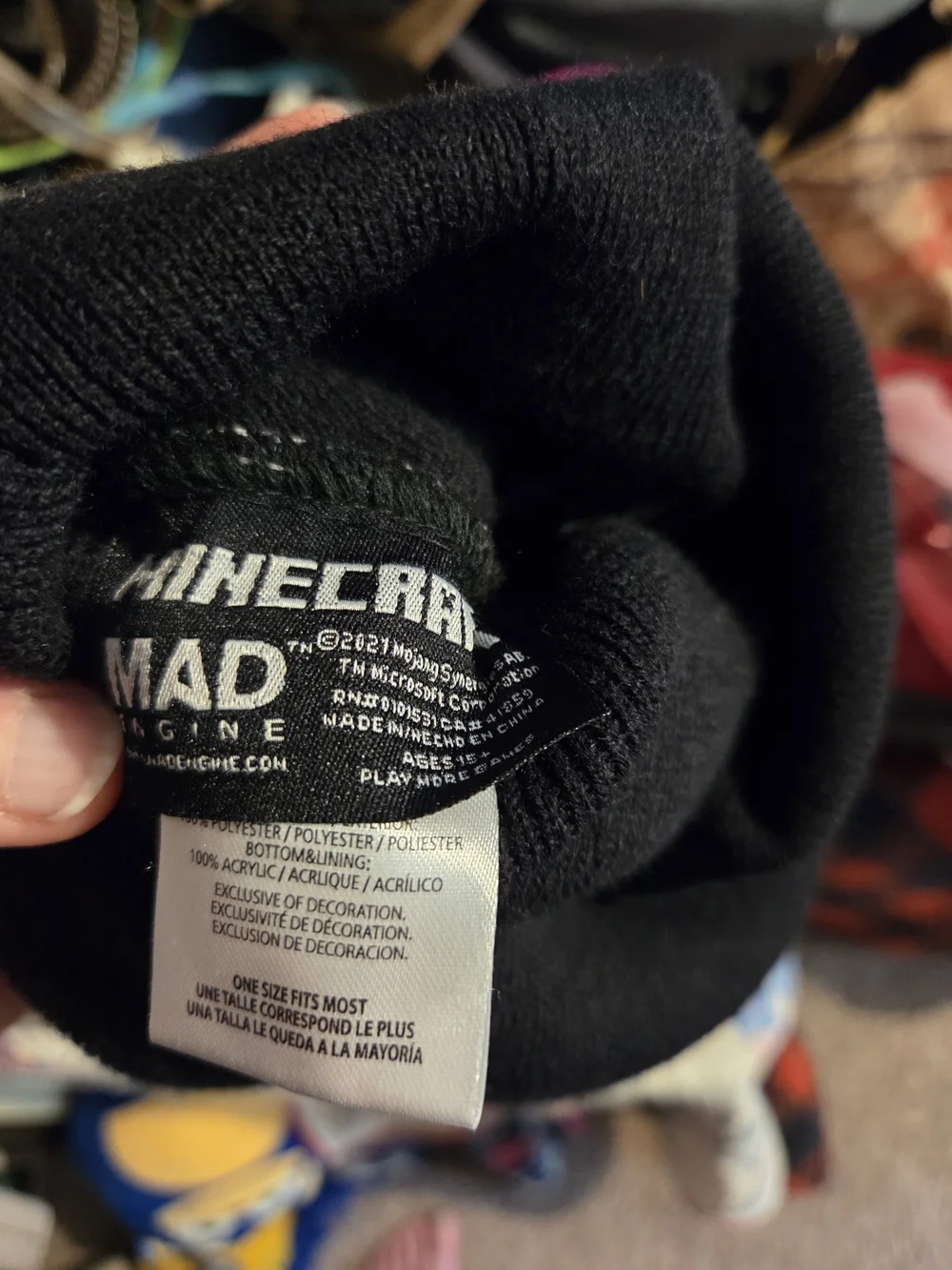 Minecraft official knit