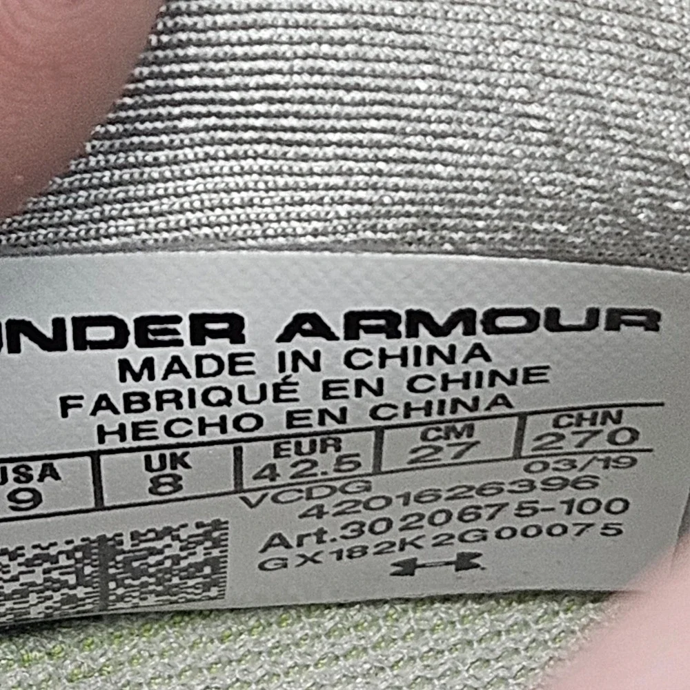 Under Armour receiver design sole