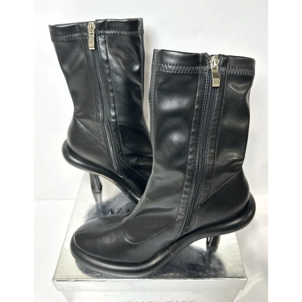 Azalea Wang wear minimalist boots