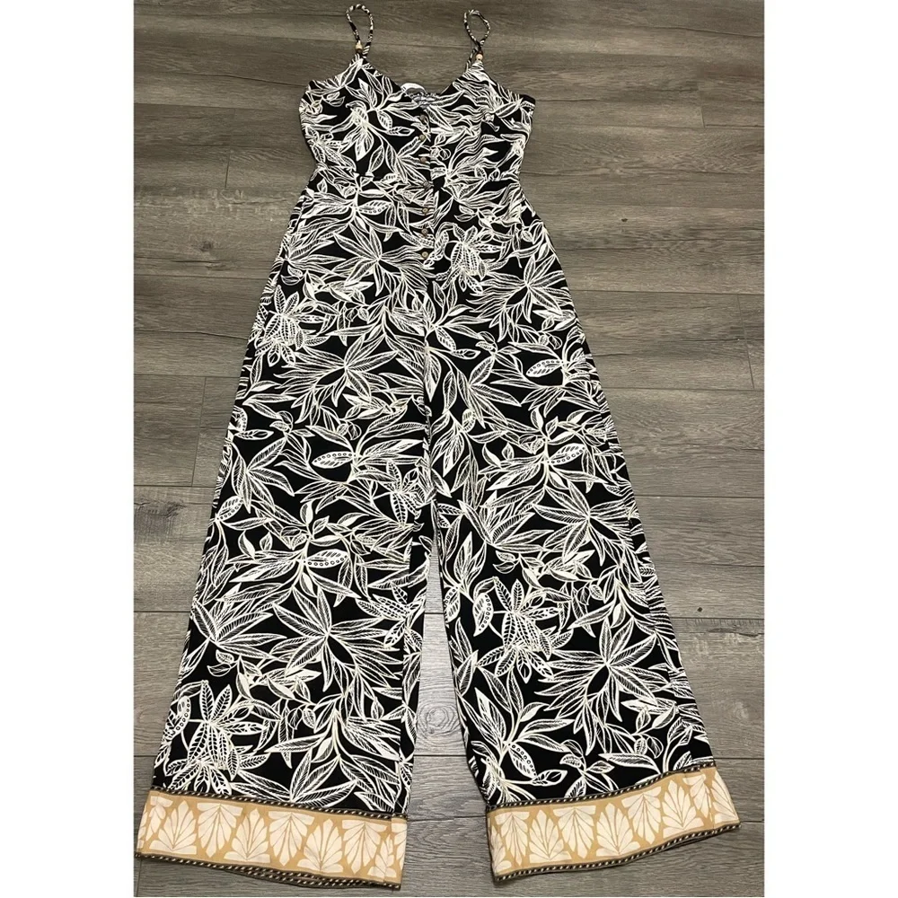 Zara black tropical