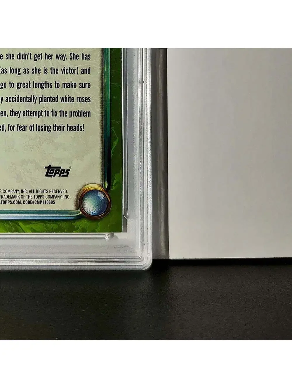 Queen of Hearts 2025 Topps Disney Wonder #174 Card Alice in Wonderland PSA 10