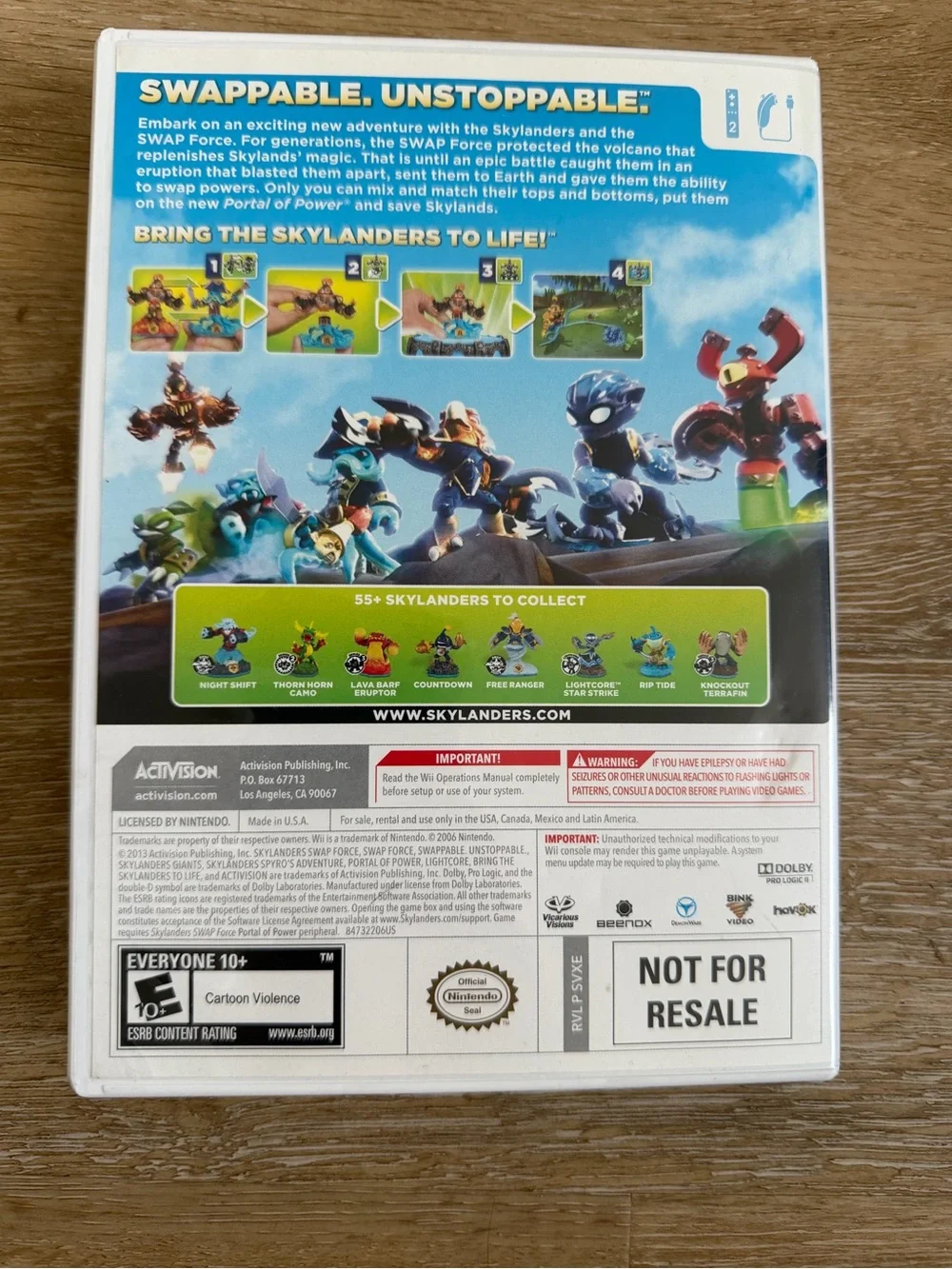 Nintendo suitable front