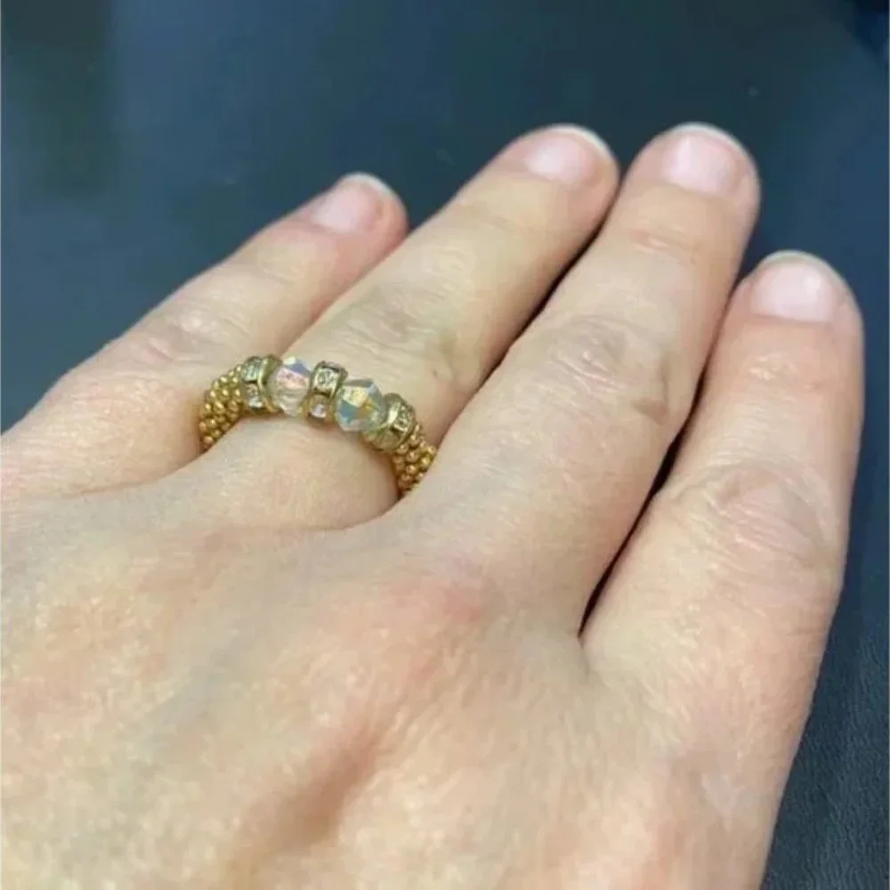 Swarovski stretch ring