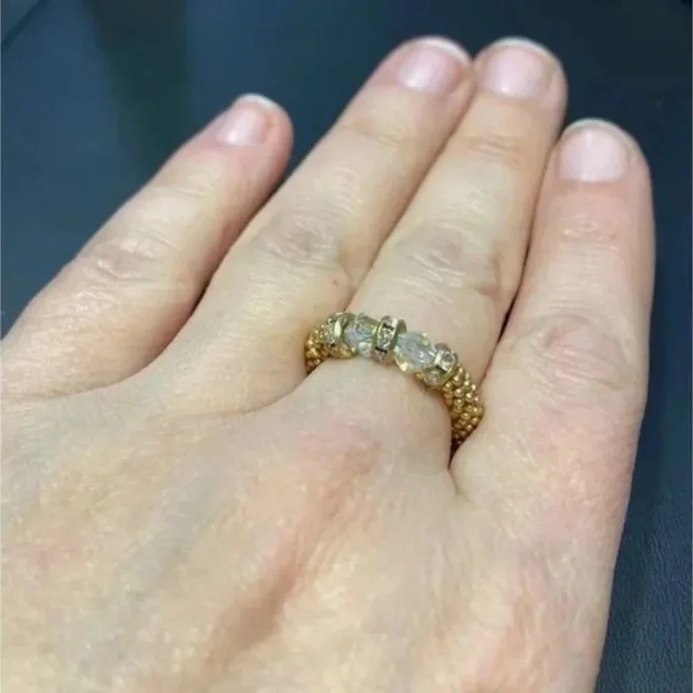 Swarovski stretch ring