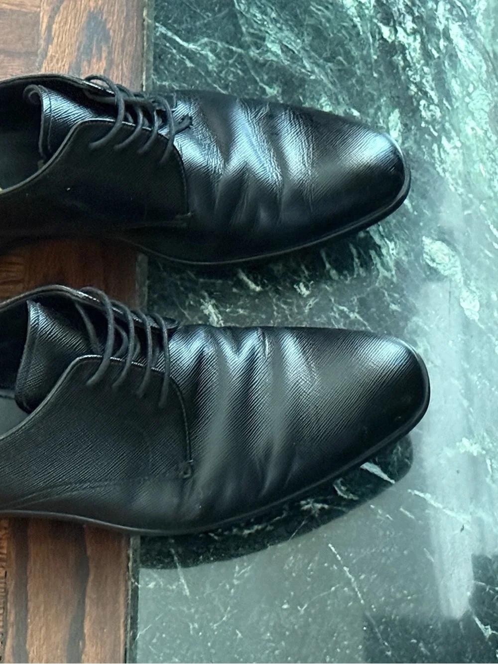 Prada polished black