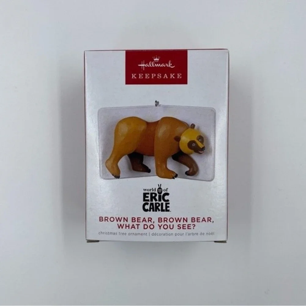 NIB Hallmark Keepsake 2022 - Eric Carle,‎ Brown Bear Ornament