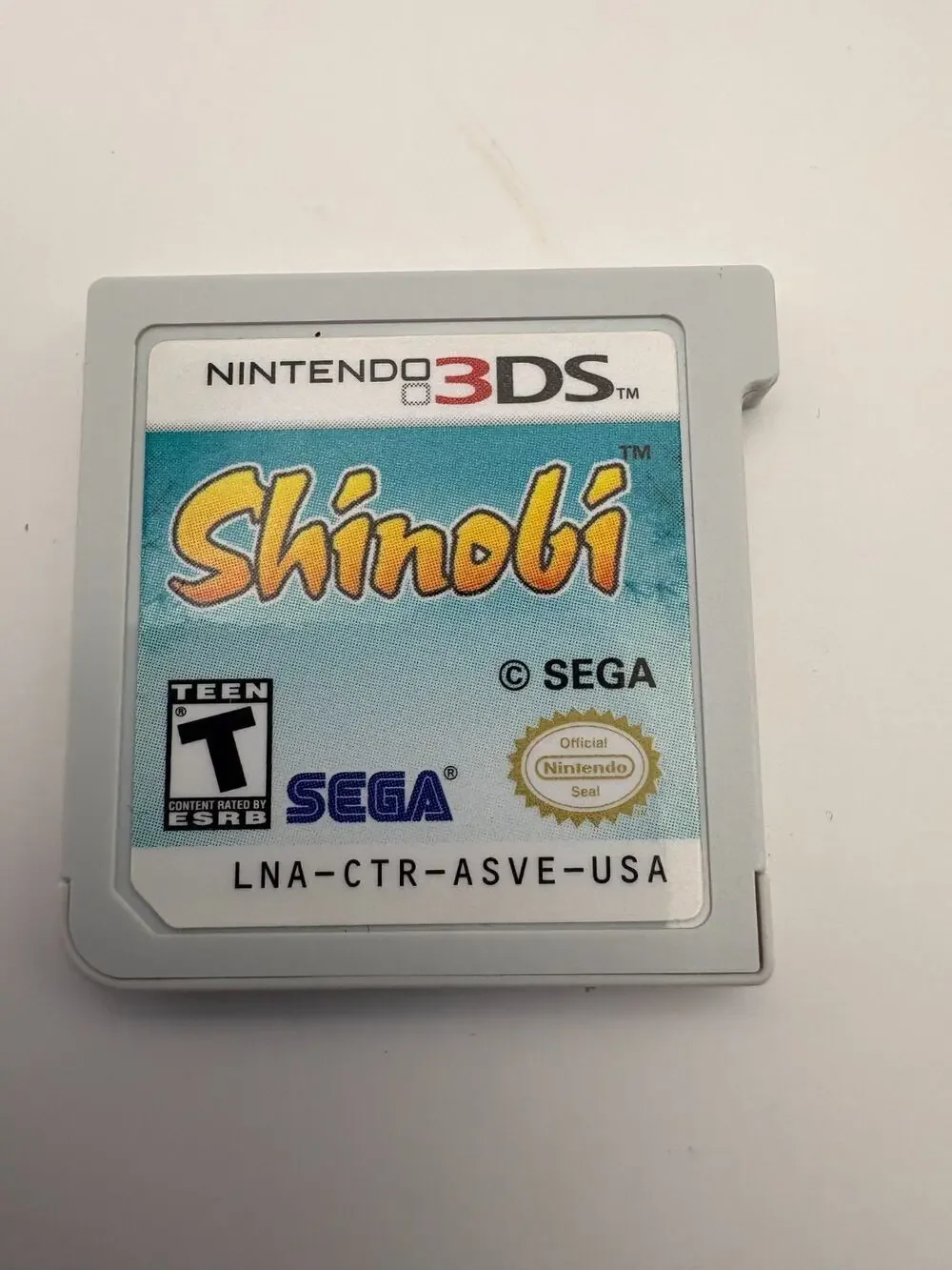 Shinobi (Nintendo 3DS, 2011) Cartridge Only Tested Authentic