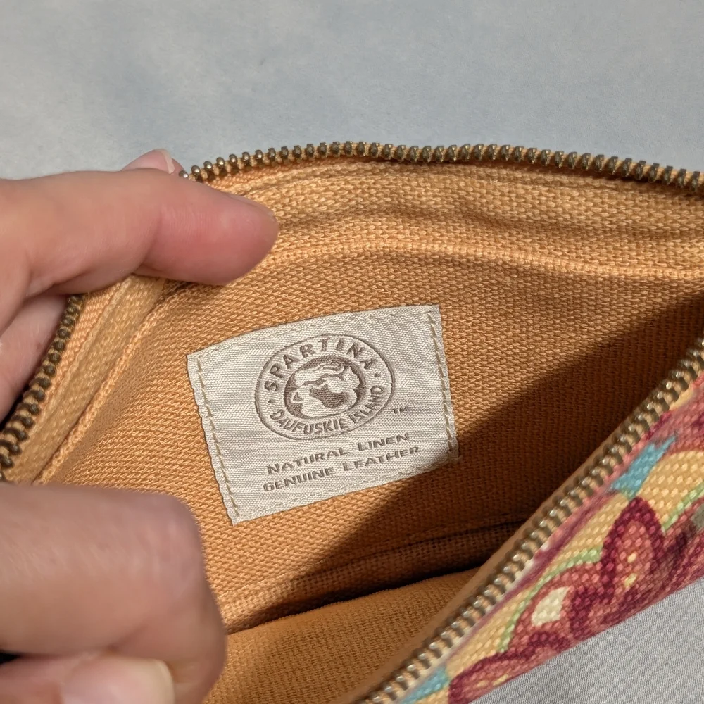 Spartina 449 Multicolor Paisley Wristlet with Turquoise Accents