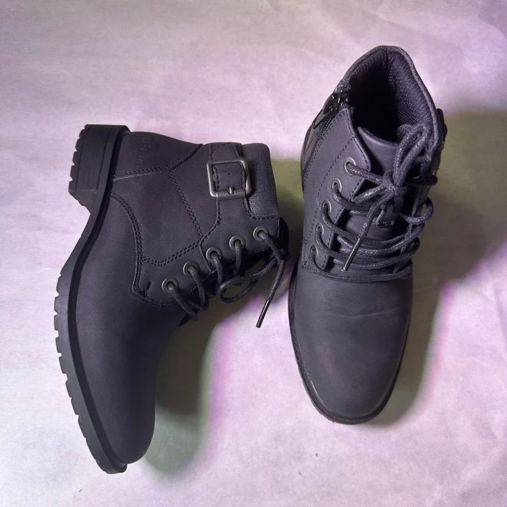 Perry ellis kids combat boots