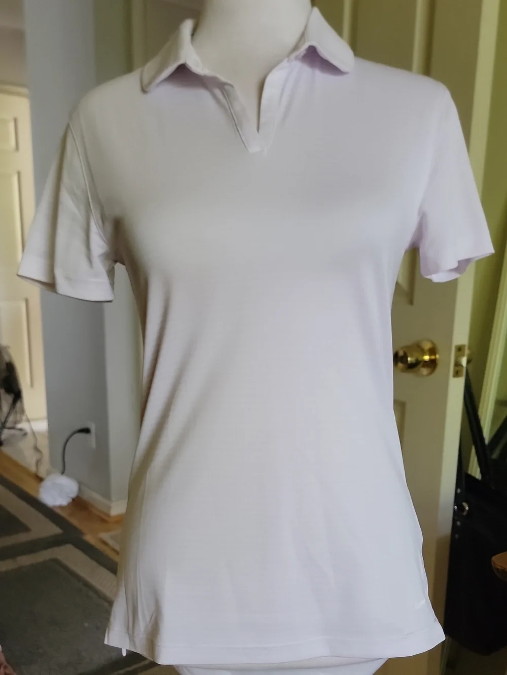 Nike Women’s Classic Collar Polo Top - Light Lavender