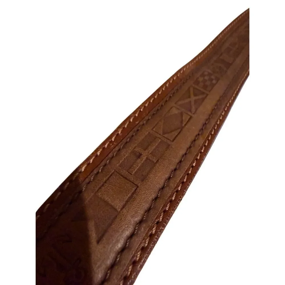 Vintage leather nautical