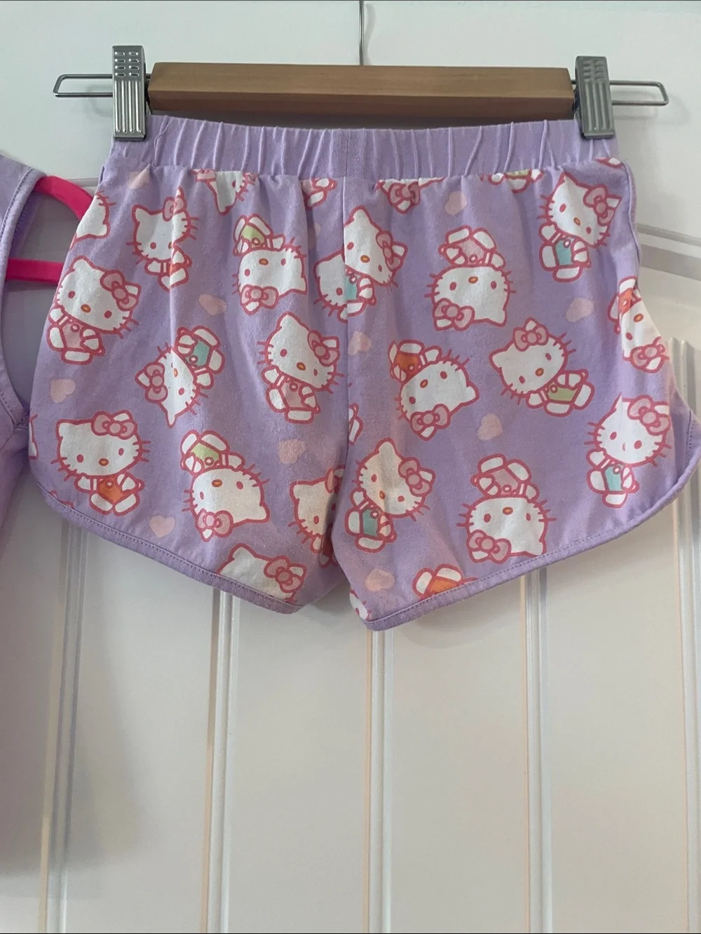Hello Kitty fabric allover lavender