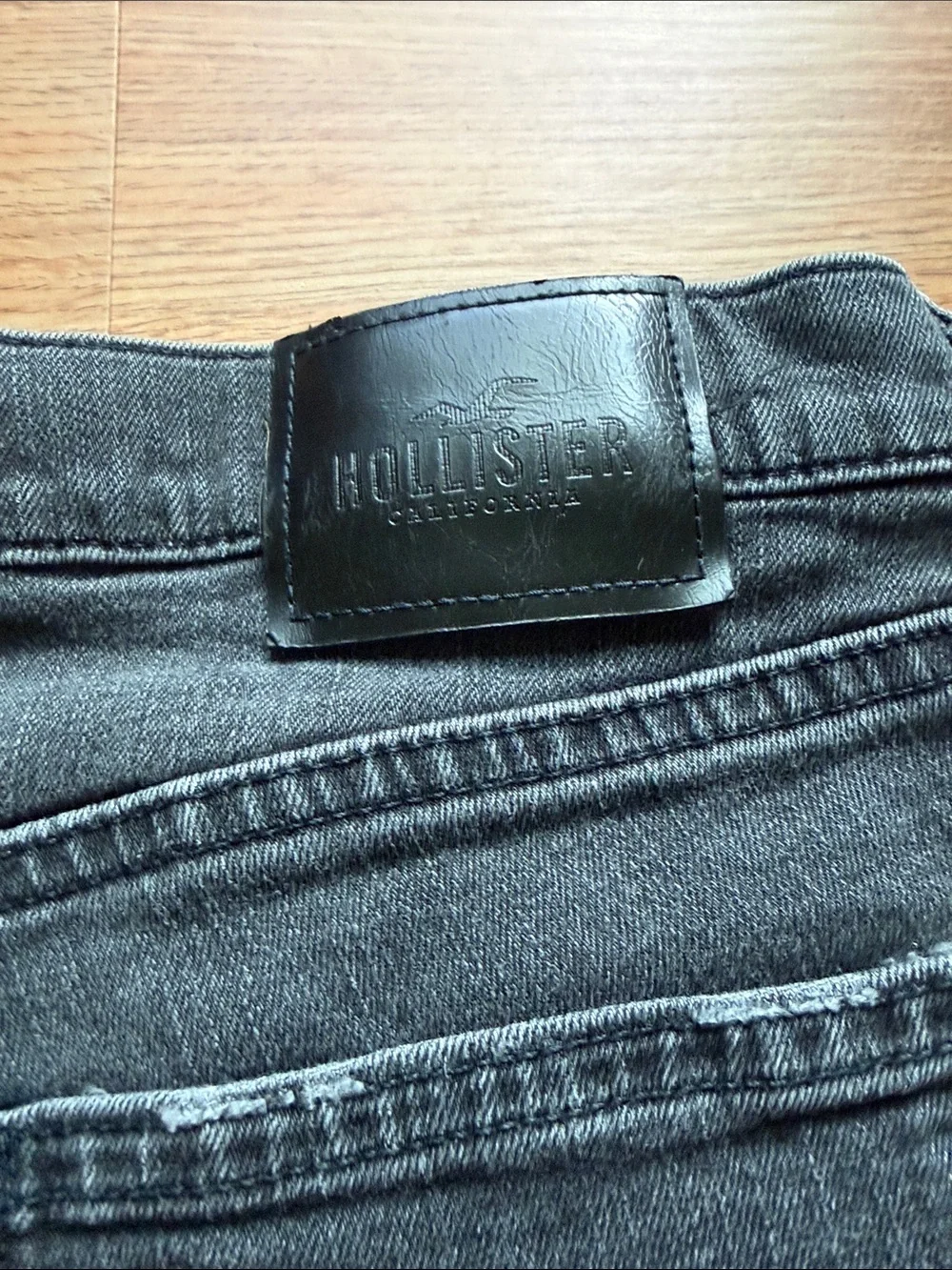 Hollister charcoal slim