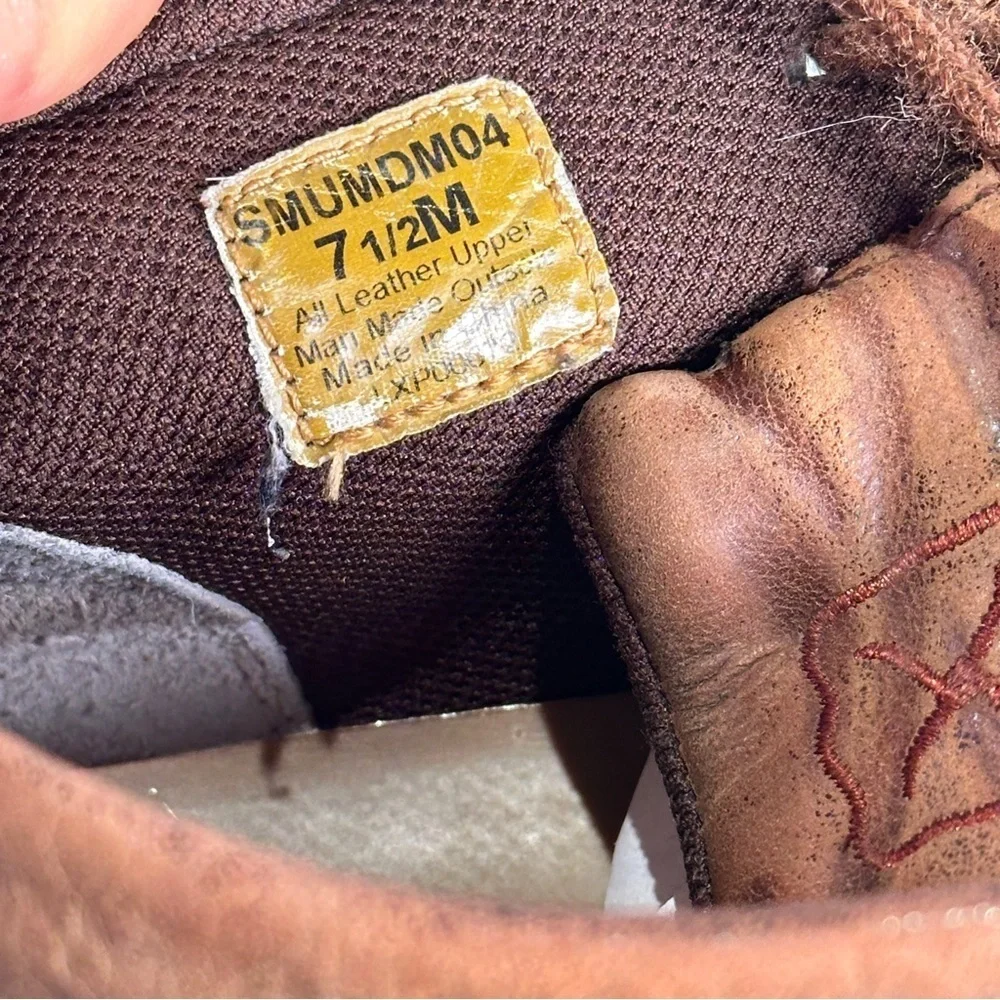 Twisted X from freshly leather