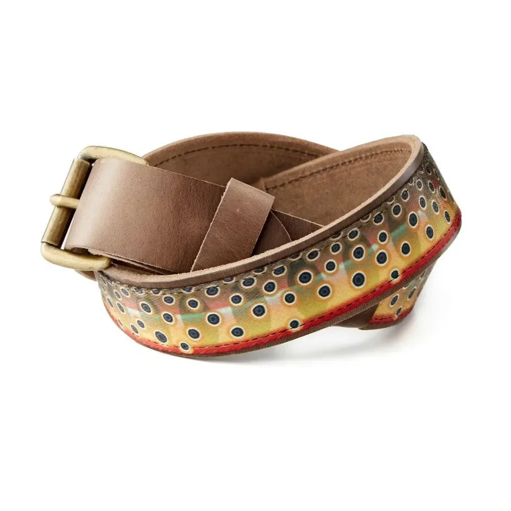 Whiskey Leatherworks The Cutthroat Belt Cutthroat Trout 38