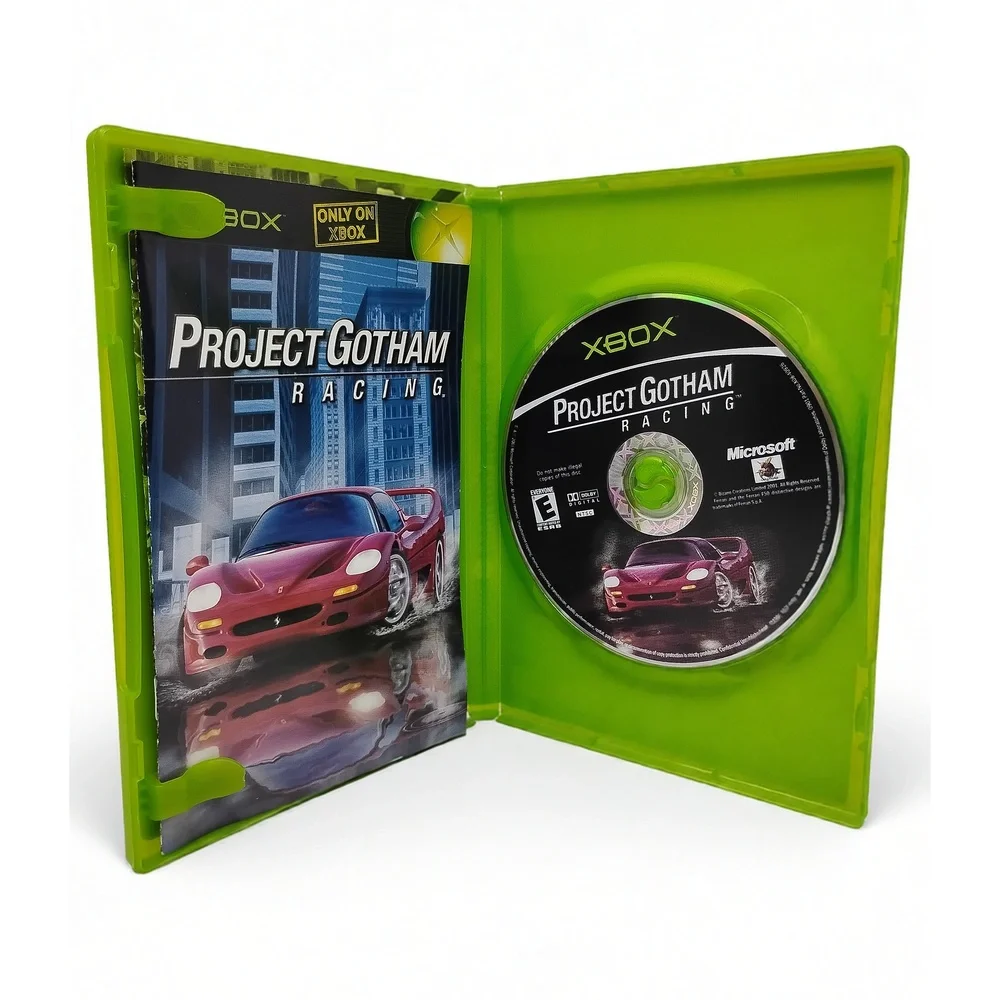 Project Gotham Racing Xbox Game CIB Racing Simulation 2000s Retro Video Driving