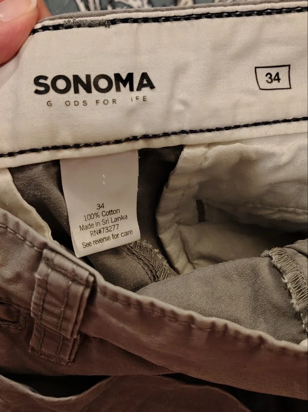 Sonoma inseam 100%