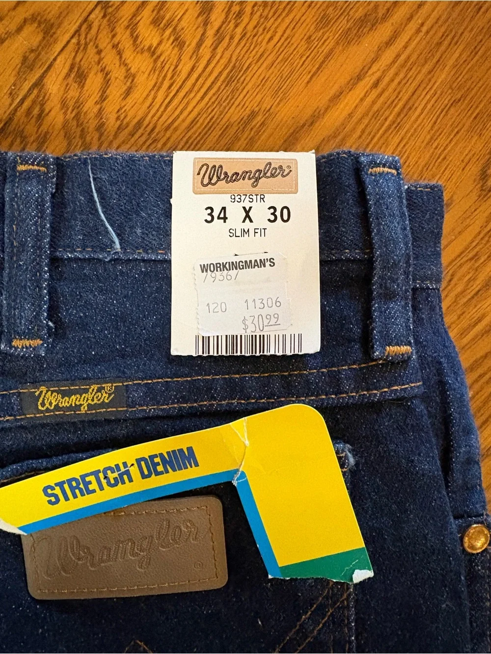 Wrangler Slim Fit Stretch Denim Jeans