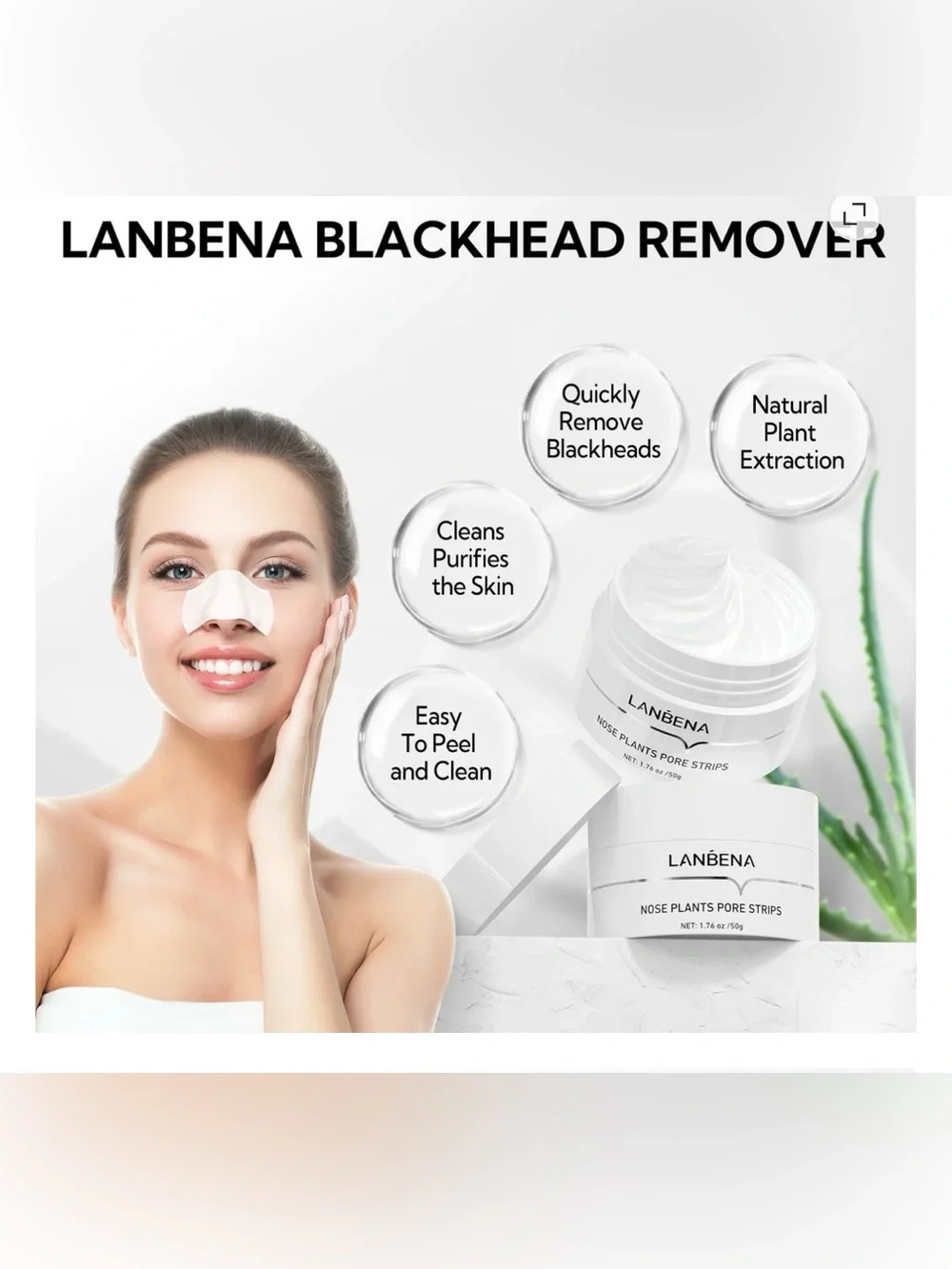 Lanbena pore treatment