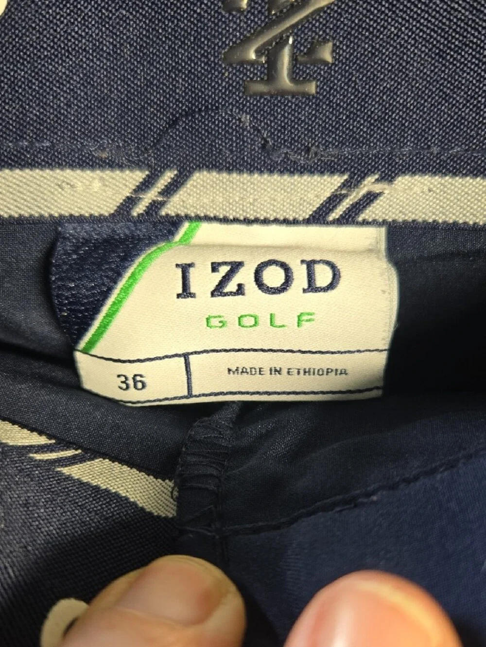 Izod Golf tailored option built