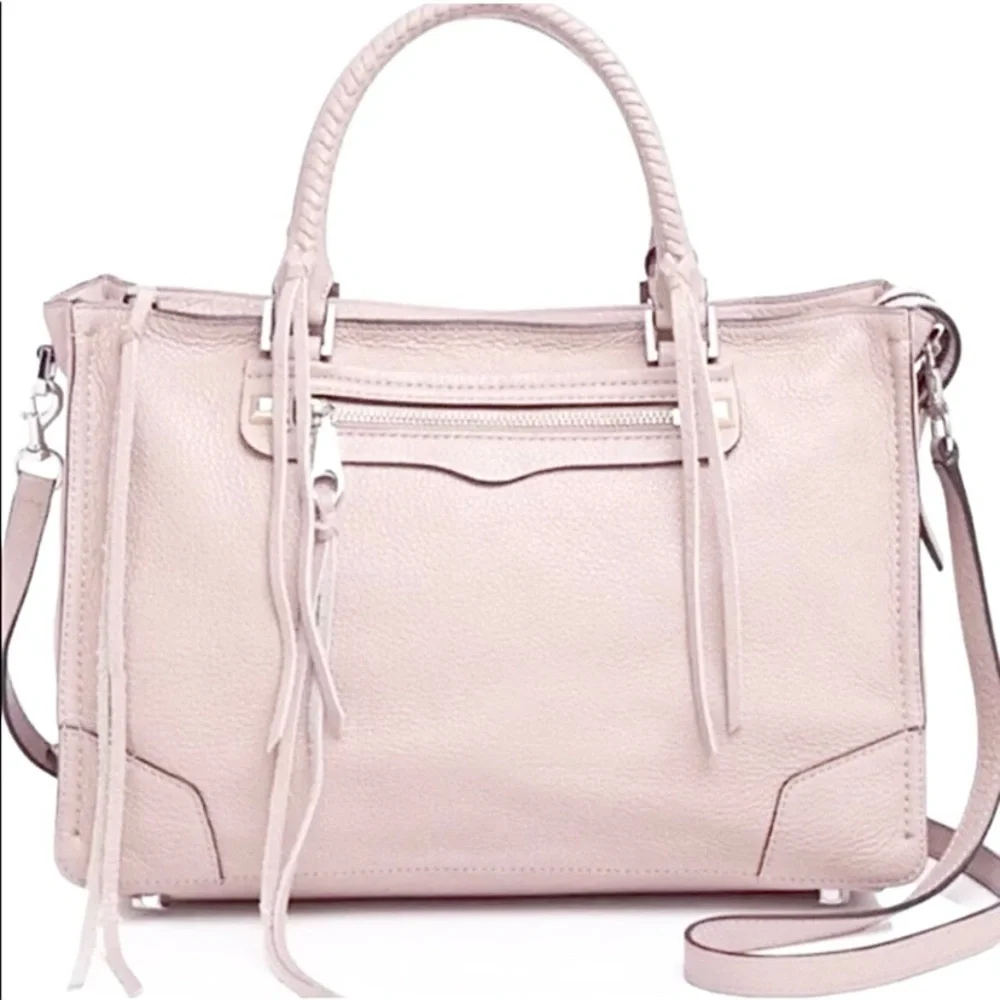 Rebecca Minkoff Pale Pink Leather Tote Bag