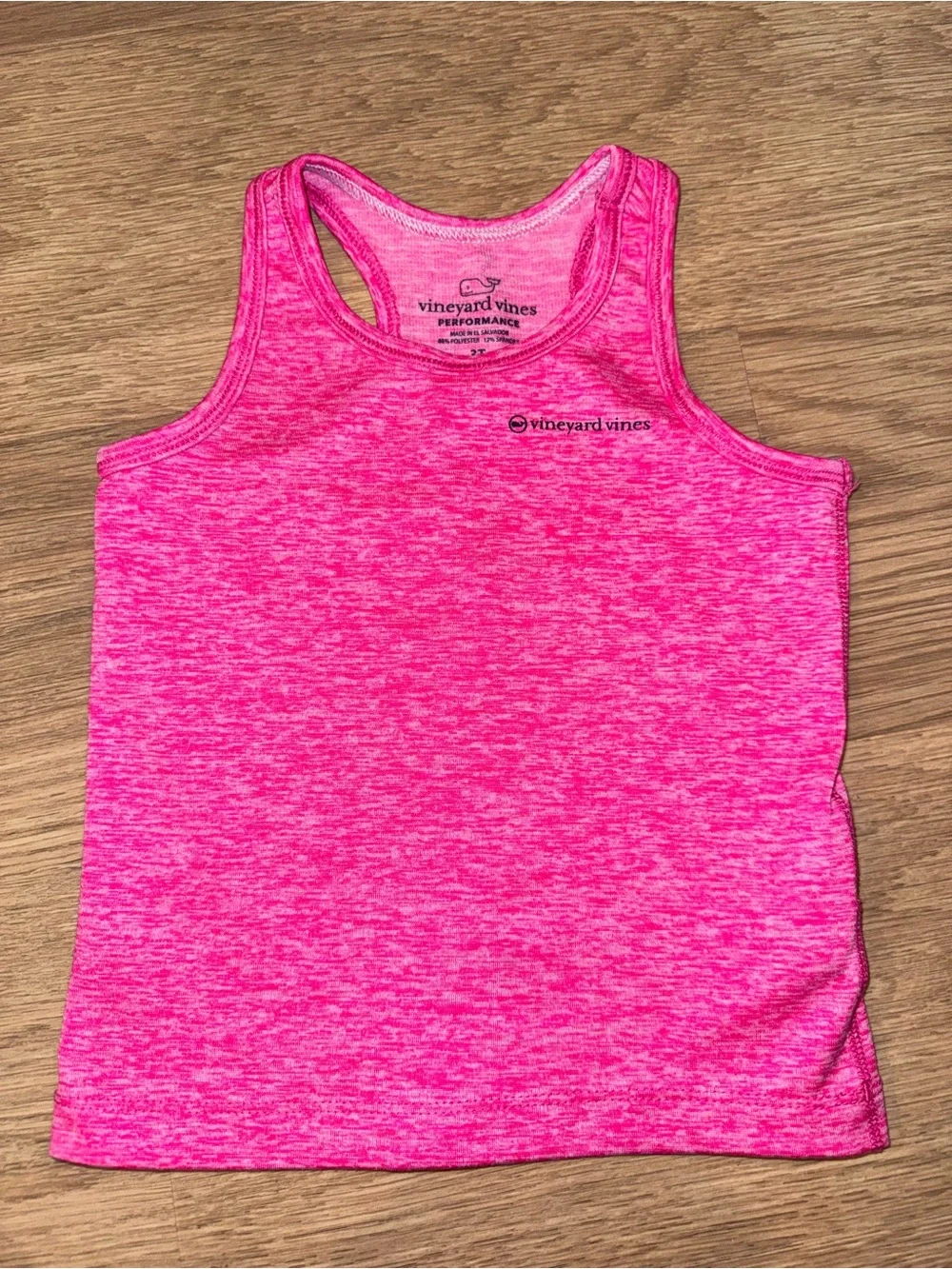 Vineyard Vines Performance Pink Tank Top