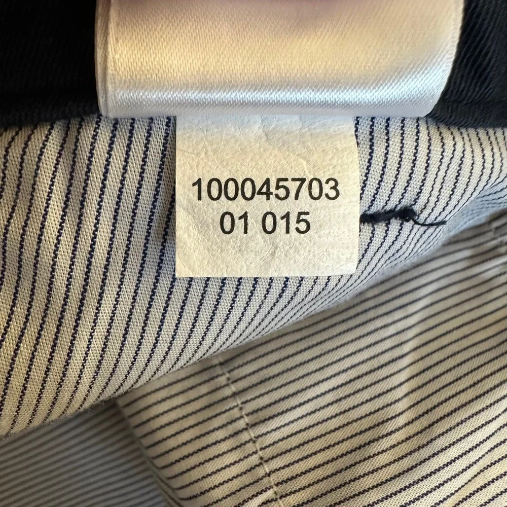 Brooks Brothers 346‎ Mens Navy Blue Chino Shorts 100% Cotton Size 34